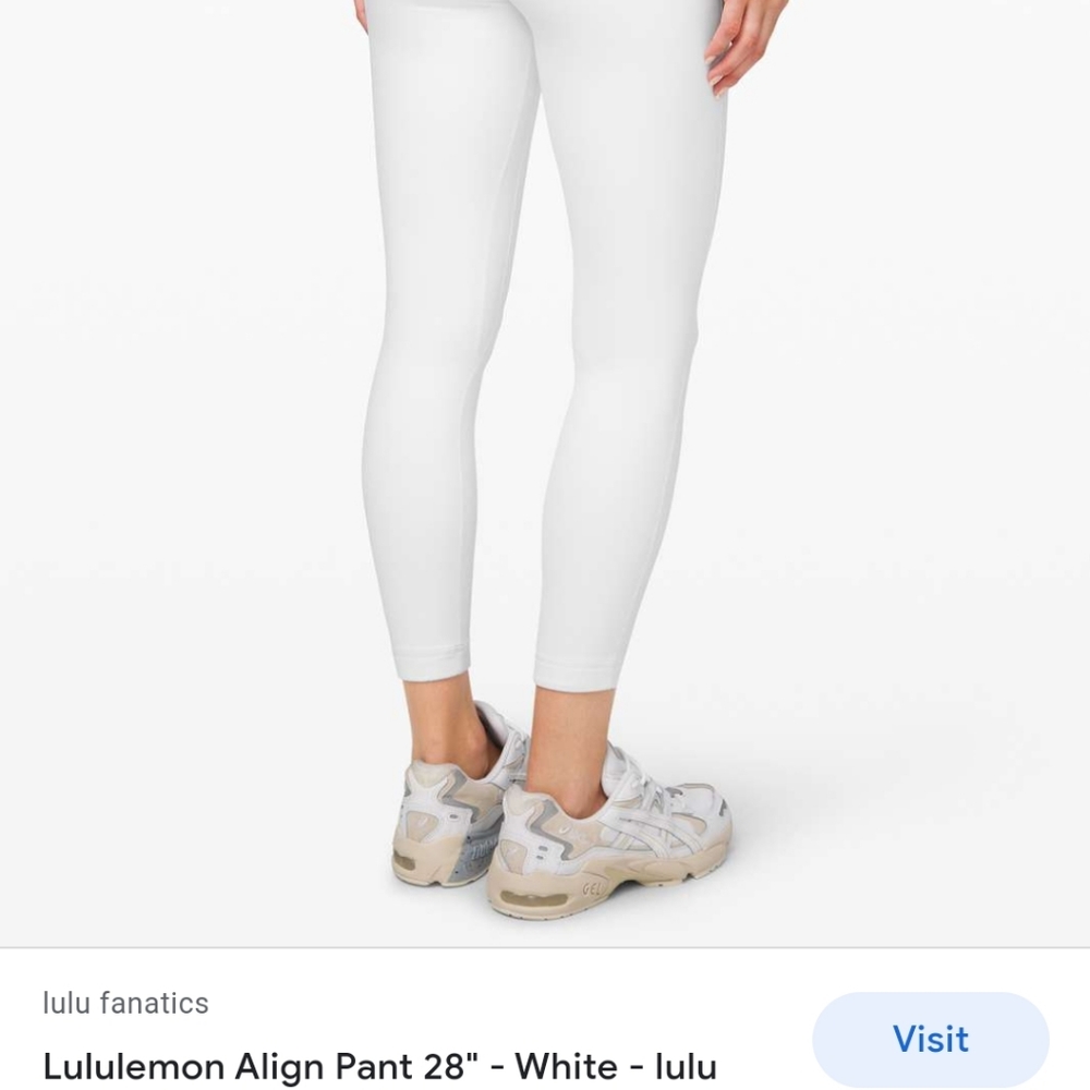 Looking for: Lululemon align white - Picture 1 of 1